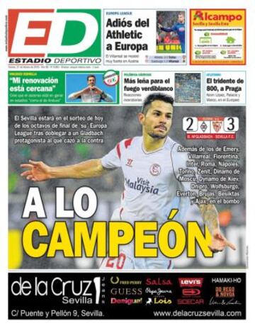 Portadas de la prensa deportiva