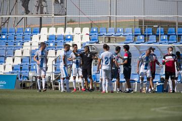 Imagen de la anterior visita del Leganés al Pinatar Arena en 2020