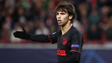 Joao Félix durante el Lokomotiv de Moscú-Atlético de Madrid de la fase de grupos de la Champions League.