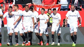 El Sevilla se luce y aplasta al Levante en medio tiempo