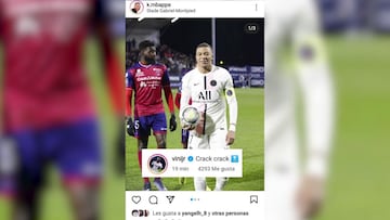 Mensaje de Vinicius a Mbappé