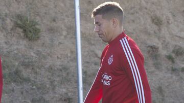 Photogenic/Miguel Ãngel SAntos. Valladolid. 4/10/2019.
Entrenanmiento del Real Valladolid antes del partido contra el Atlético de Madrid. Rubén Alcaraz.