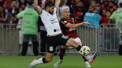 Flamengo 1 - Corinthians 2: goles, resumen y resultado