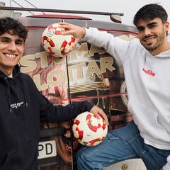 Zoilo y Cabo, la banda izquierda del Lugo, viven con pasión el derbi