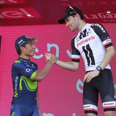Dumoulin y Nairo, Top-10 del ranking World Tour tras el Giro