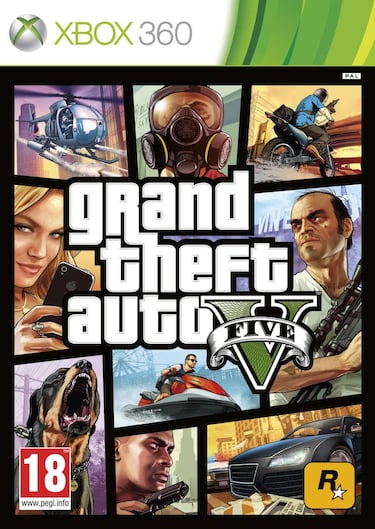 Grand Theft Auto V, carátulas en Xbox 360 y Playstation 3