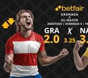 Granada vs. Al-Nassr: horario, dónde ver, pronósticos y estadísticas