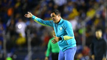 Andre Soares Jardine head coach of America during the 6th round match between Cruz Azul and America as part of the Liga BBVA MX, Torneo Apertura 2024 at Ciudad de los Deportes Stadium on August 31, 2024 in Mexico City, Mexico.