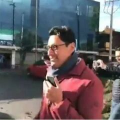 Reportero describe con humor caída de un árbol sobre su auto