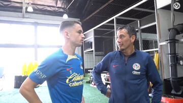 Rubens Sambueza sorprende con una visita al América y los felicita por el pase a Semifinales