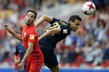 Las postales del duelo entre Chile y Australia