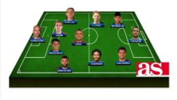 El once latinoamericano de la jornada de fútbol europeo