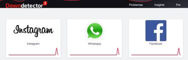 Caída masiva en España de WhatsApp, Facebook e Instagram