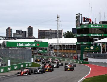 Circuito de Gilles Villeneuve en Montreal, Canadá.