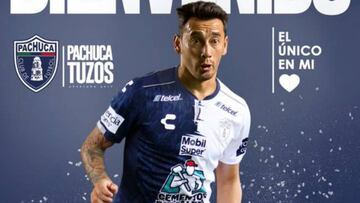 El atacante argentino naturalizado mexicano cambió de club pero seguirá en el Grupo Pachuca. Se perfila para ser competencia directa de Edwin Cardona.