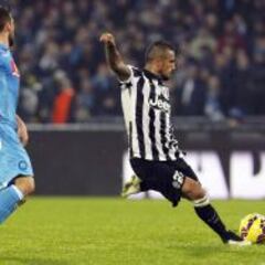 Vidal sigue en alza y anota un golazo en triunfo de Juventus