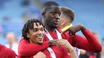 Trent Alexander-Arnold e Ibrahima Konaté.