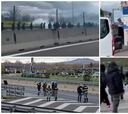 Batalla campal en la autopista entre ultras de Nápoles y Roma