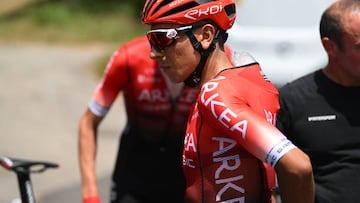 Nairo Quintana antes de la etapa 2 de la Ruta de Occitania.