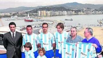 <b>ESTRENO. </b>Sanz, Apoño, Gámez, Miguel Ángel, Pérez Frías, Benítez y Berdugo.