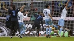 Medel fue figura en sufrido empate del Inter ante Lazio