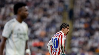 Giuliano, en el Atlético-Real Madrid en Yeda.