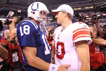 Los hermanos Manning son, probablemente, la pareja de hermanos más ganadora en la NFL, pues Peyton sumó dos Super Bowls, mismos que su hermano consiguió con los NY Giants.