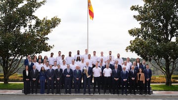 Recepción oficial de Felipe VI al Unicaja Baloncesto por su título de Copa del Rey 2025.