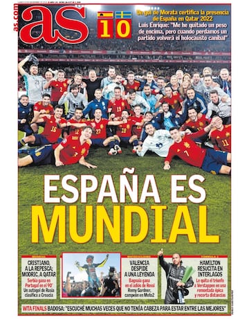 Las portadas de AS de noviembre