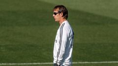 Bale volvió a entrenar en solitario con el Real Madrid
