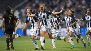 Las Rayadas dieron la gran campanada de la jornada, y con goles de Rebeca Bernal y de Daniela Sólis derrotaron a Tigres para asaltar el liderato de Grupo.