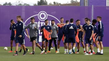 VALLADOLID, 16/09/21. PHOTOGENIC. ENTRENAMIENTO DEL REAL VALLADOLID.