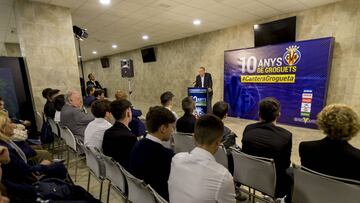 27/03/19 ACTO DE HOMENAJE A LOS CANTERANOS DEL VILLARREAL QUE LLEVAN 10 AÑOS EN EL EQUIPO ROIG PANORAMICA
FOTOENVIADAPORDAVIDESTEVEBAUS