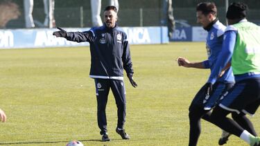 Entrenamiento Deportivo de La Coruña. Rubén de la Barrera