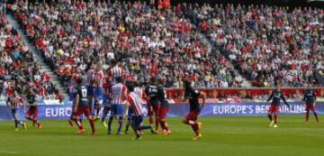 Griezmann marca el 0-1 de falta. 