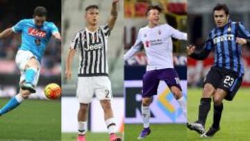 Higuaín, Dybala, Bernardarschi y Eder tienen en sus pies buena parte del futuro de la Serie A.
