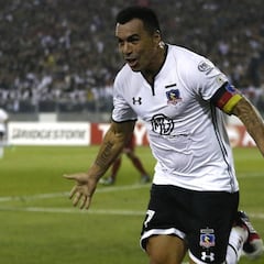 Esteban Paredes, máximo goleador chileno en la Libertadores