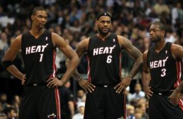 El Big Three de los Heat (Bosh, LeBron y James) se disolvió este verano.
