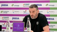 Ibon Navarro, entrenador de Unicaja Málaga, en rueda de prensa.
