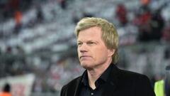 Oliver Kahn, en el Allianz Arena antes del Bayern - United.