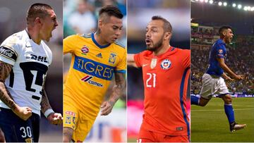Al llegar Marcelo Díaz a Pumas, ya son 20 los futbolistas del país sudamericano que forman parte de equipos de Primera División.