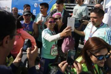 La colorida jornada del Maratón de Santiago, en imágenes