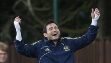 Frank Lampard, durante un entrenamiento