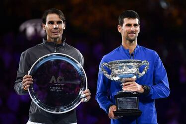 Djokovic brushes aside Nadal to reign again at the Australian Open