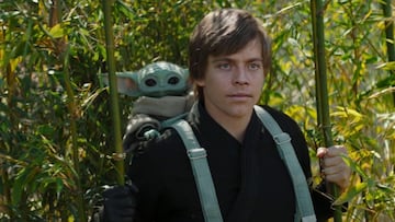 Star Wars The Mandalorian, Grogu y Luke en El Libro de Boba Fett.