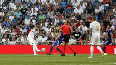 El Real Madrid empató a uno. Benzema marcó el 1-0.