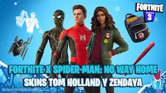 Fortnite x Spider-Man: No Way Home; skins de Tom Holland y Zendaya ya disponibles