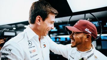 La única 'amenaza' que ha hecho Wolff a Hamilton