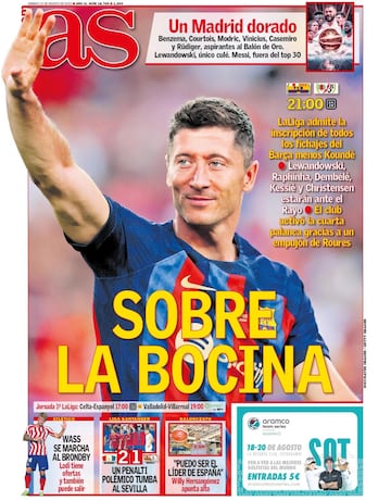 Las portadas de AS de agosto