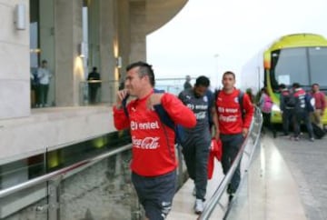 Medel, Beausejour y Carmona tras el viaje a Coquimbo.